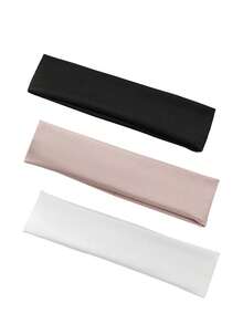 6件套女士多色时尚柔软简约发带，适合日常休闲、健身、发饰、头巾式发带、秋冬季度假发带，优雅围巾式女士头巾，柔软头巾 - 彩色 - 查看 6