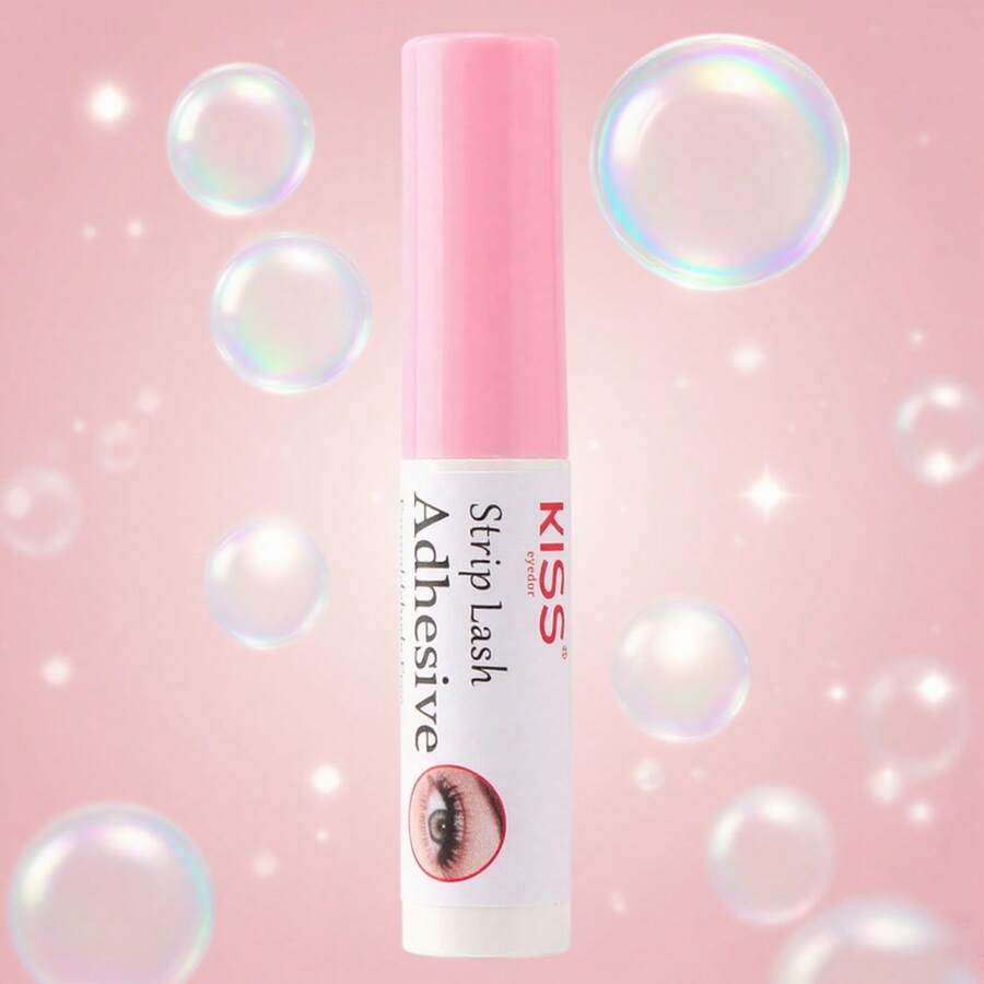 1pcs Kiss Lash Glue, White Shade Dries Clear, Super Strong Hold Won't Budge, Waterproof Design Handles Moisture, Perfect For Daily Use- Festival Gifts, Halloween, Christmas - 白色 - 查看 1