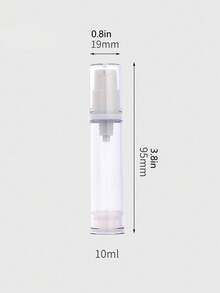 Pump Spray Bottle, Transparent Travel Cosmetic Pump Bottle, Cream Jar, Foundation Bottle, Leak-Proof Travel Lotion Spray Bottle, Travel Refillable Bottle, Multi-Function Essence Vacuum Cosmetic Bottle, Vacuum Pump Bottle, Travel Essentials - Multicolor - View 10