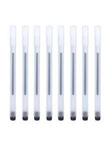 16pcs/28pcs/20pcs/8pcs/1pc Style Creative Transparent Frosted Ballpoint Pens Back To School