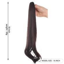 18 Inch Halloween Daily Outfit Hair Clips & Synthetic Fiber Ponytail Wig - Easy To Wear - Multicolor - View 12