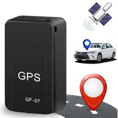 1 Stück Mini GF-07 GPS Fahrzeug Tracker Echtzeit-Verfolgung Diebstahlschutz Anti-Verlust Lokalisator mit starkem Magnethalter SIM Nachrichten Positionierer Auto