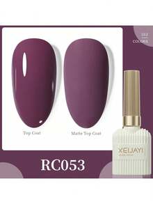 XEIJAYI 1 Bottle 4-Season Gel Nail Polish, 102 Color Options, Suitable For Nail Decoration, Nail Art, DIY Nail Salon, Great Gift For Women - 紫色 - 查看 9