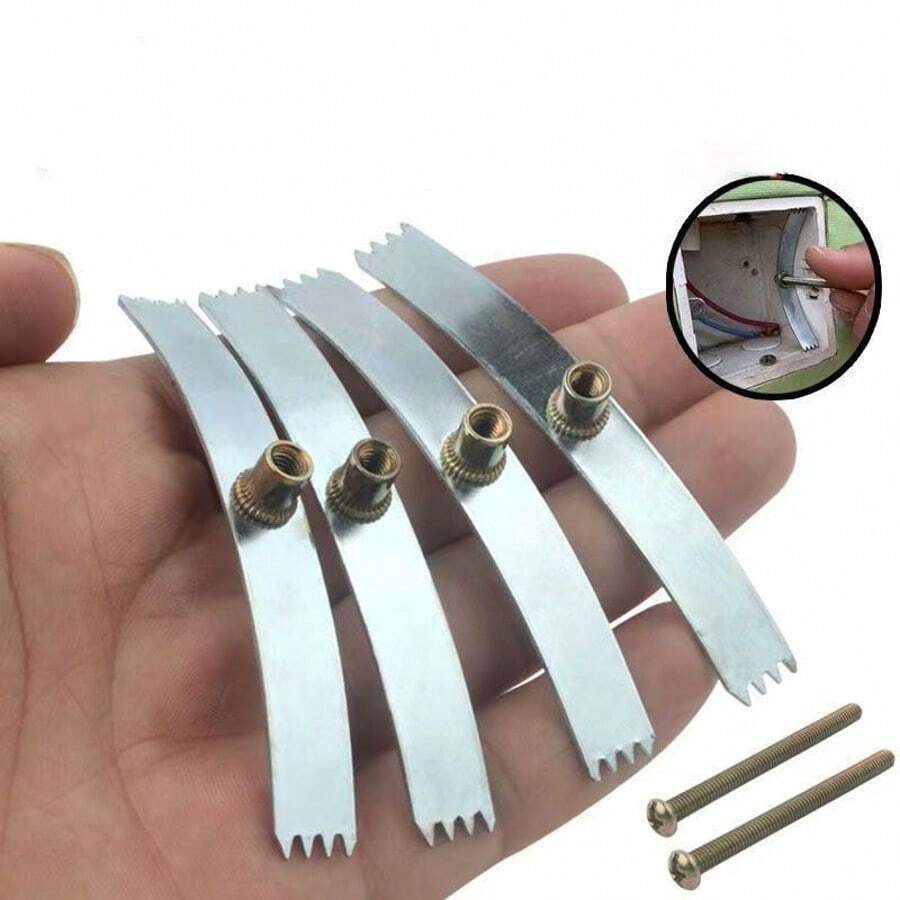 6 piezas/16 piezas/24 piezas Kit de herramientas de reparación de cajas eléctricas, Juego de tornillos y tuercas de reparación de cajas de conexiones tipo 86, Fijador universal para tomas y interruptores dañados