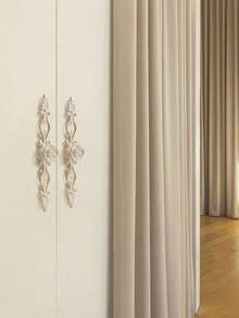 1 pezzo Pomello per mobile/cassetto in stile europeo moderno e semplice, bianco avorio, accessorio per mobili