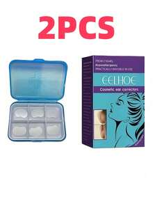 6pcs Ear Patches With Corrective Cut Ear Vertical Version Of V-Line Facial Stickers, V-Face Adhesive.Suitable For Daily Makeup, Prom Party, Wedding, Shopping, Dating, Dinner Team Building, Holiday Makeup, Mother's Day Gifts, Graduation Season Gifts,Festival Lashes,Rave Makeup,Rave Party.,Cheap,Stocking Stuffers,Makeup,Makeup Tools,Cheap Stuff,Gifts,Gifts For Women,Christmas Gifts