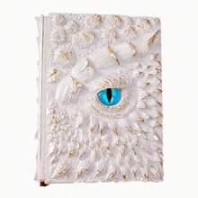 1pc 3D Longan Embossed Dragon Diary Writing Notebook Men/Women Handmade Travel DiaryNotebook For Gragon Enthusiasts Resin Carving Notebook Blank Paper 120 Sheets 240 Pages - Multicolor - View 16