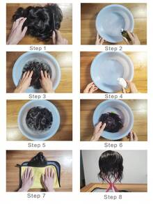 男士自然黑色 100% 真人发质假发 - Q6 法式蕾丝前假发，逼真发际线，手工绑制 8X10 毛细血管假体