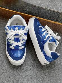 Casual Canvas Sneakers, Versatile Non-Slip Skateboard Shoes For Teens And Couples