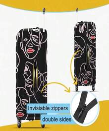 Feybaul 28 Inch PVC Luggage Protector Cover For TSA Approved Clear Suitcase Protector 28-29 Inch Transparent Luggage Protective Cover Case Suitable For 28&#34;-29&#34;