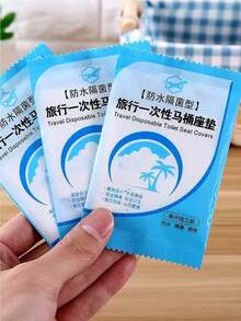 30 pièces/50 pièces de housses de siège de toilette de voyage emballées individuellement, housses de siège de toilette portables imperméables, convenant aux voyages en extérieur