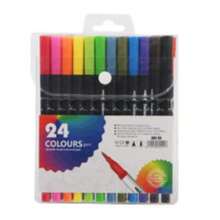 12/24/36/48/80/120 قلم تلوين مائي ملون، أقلام تحديد قابلة للغسيل بطرف ناعم، أقلام تلوين مائي متعدد الألوان، أقلام تلوين مائية على أساس الماء، هدية عيد، لوازم فنية