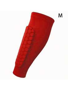 1pc High Elasticity Honeycomb Football Shin Guard, Comfortable Breathable Leg Protection Pad, M/L/XL Size