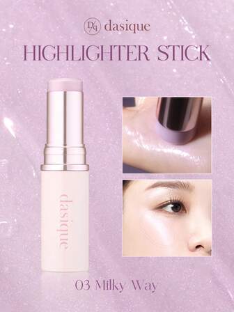  Dasique Highlighter - Cream Highlighter Creamy Shimmer Long Wear Brightening Smooth Glow Highlighter For Graduation Birthday Holiday, Y2K Fancy Fashion Women Brand Makeup Cosmetic Beauty Party Festivals Decor Gift Present Rose Girl Cosplay Best Color Charm Vibe Back To School, Christmas Gifts For Women