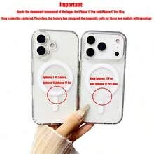 Funda de teléfono magnética Magsafe para Galaxy S25 Ultra, S24 Ultra, S23 Ultra, S22 Plus, S21 FE, Galaxy A16, A56, A15, A55, A14, A54, de acrílico transparente, delgada, resistente al agua, a los golpes y a los arañazos