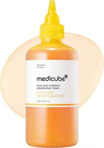 Medicube Kojic Acid Turmeric Smoothing Toner For Face & Body | Lightweight Toner For Balancing Uneven Skin Tone & Texture | Niacinamide, Glycolic Acid For Clear Glass Skin - 單選 - 查看 1