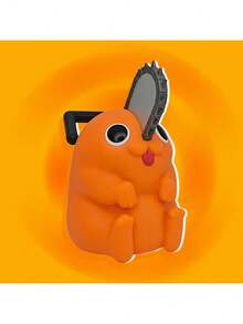 Crunchyroll 1PC Chainsaw Man Officially Licensed Pochita Figural Bank Cute PracticalExquisite Craft Animation Peripheral New Favorite Creative Deposit Box Financial New Choice Public Security Demon Hunter - Multicolor - View 2