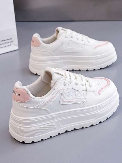 The New Women's Casual Shoes For Spring/Summer 2025 Are Paired With Women's Platform Soles Shoes, Platform Series, Comfortable Movement Shoes, Party Shoes, Suitable For Short Women's Sports Style