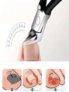 7pcs Thick Toenail Clipper Set - Wide Jaw Large Toenail Cutter, Suitable For Thick Ingrown Nails And Pedicure, Professional Sharp Heavy Duty Nail Clippers, Professional Manicure Care Kit, Unisex Travel Case, Great Gift For Friends, Boyfriends And Parents, Ideal For Halloween, Christmas