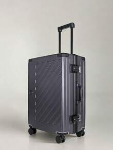 JLY 3-Piece Polycarbonate Hard Shell Luggage Set, Carry-On, Medium & Large Suitcases, Built-In TSA Combination Lock, 360° Spinner Wheels - Charcoal Grey - View 4