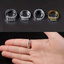 A Set Of 4 Ring Adjusters In 4 Different Sizes, Suitable Loose Rings, Transparent Silicone Ring Protectors, Suitable Both Women And Men, Ring Adjusters That Allow You To Adjust Rings Without Changing Their Size.