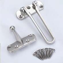 加厚防盗锁锌合金锁保险反向锁插销门插销酒店房间锁防盗锁