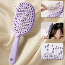 蓬松双排发刷，带头皮按摩气垫，适用于头发造型和清洁