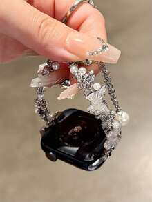 New Summer Elegant Laser Butterfly Strap Compatible WithCompatible With Apple Strap Ultra