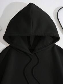 Korn Elements 男士新款卫衣，街头摇滚乐队女孩休闲上衣乐队派对连帽衫，适合春夏日常外出穿着，秋季长袖上衣 - 黑色 - 查看 5