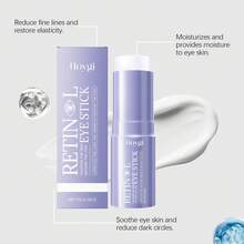 7g Retinol Eye Serum Stick, Firms Eye Area Skin, Reduces Fine Lines And Puffiness, Anti-Aging, Suitable For All Skin Types - White - View 9