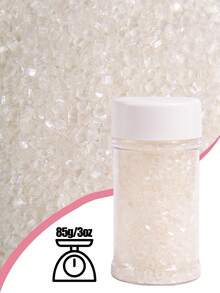 85g/3oz Multicolored Large And Small Crystals. Cake Decorating Sprinkles. Sparkling Crystals For Baking Cupcakes, Donuts, And Ice Cream Decorations. Dessert Decorations For Christmas, Halloween, Weddings, And Birthdays.For Decoration Only - Multicolor - View 13