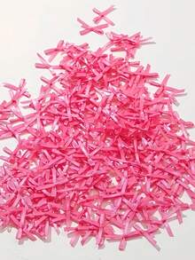 100pcs Cute Mini Ballet Style Ribbon Bows, DIY Clothing & Hair Accessories Decorations - Multicolor - View 20