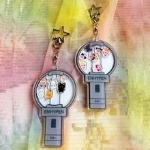 Bestselling Lightstick, /-EN, Heeseung, Jongseong, Taki, Sunoo Keychain, Keyring, Bag Charm, Pendant, Friendship Keychain, Fan Merchandise, Holiday Gift - Multicolor - View 5