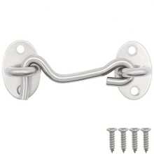 1 chiếc khóa cửa chuồng bằng thép không gỉ cao cấp 3/4/8 inch - Chốt cửa chịu lực, chốt cửa kiểu móc, khóa cửa trượt, thích hợp cho phòng ngủ, cửa sổ ngoài trời, tủ, phòng tắm - Bền, chống ăn mòn, dễ lắp đặt. - Nhiều màu - Xem 3