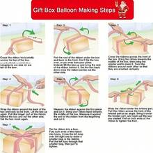 105pcs Christmas Happy Party Balloon Arch Set, Gift Box Candy Cane Foil Balloons In Classic Red & Green Christmas Colors, Ideal For Christmas Party Decor, Birthday, New Year Party Supplies