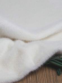 1pc Faux Fur Plush Fabric, DIY Warm Imitation Rabbit Fur Fabric For Clothing, Pet Supplies, Handcraft Materials