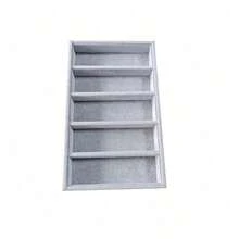 1 Stück 6-Fächer Sonnenbrillen Präsentationsbox, Schmuckdisplay Verpackung Requisiten, Schmuckorganizer Tablett, Mode Aufbewahrungsbox, Sonnenbrillen Aufbewahrungsbox Organizer, Brillen Präsentationsständer, Haushalt Aufbewahrungsorganizer für Schminktisch, Schlafzimmer, Büro, Schreibtisch