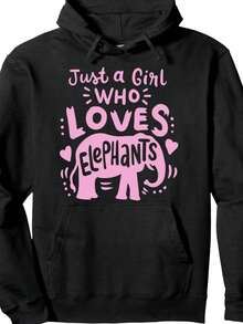 Elephant Lover Gift Pullover Hoodie