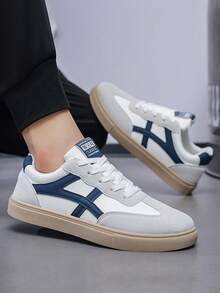 男士休闲滑板鞋，适合日常通勤、户外运动，经典运动鞋