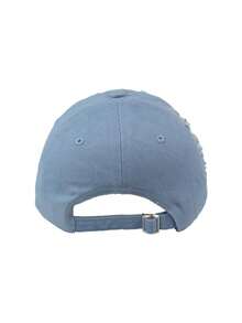 Gorra de béisbol con bordes acolchados y parte superior suave para uso diario, estilo de calle personalizado y con apariencia desgastada