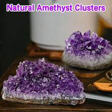 30-70g Natural Amethyst Geode Cluster, Healing Crystal Stone, Amethyst Gemstone Specimen - Purple - View 1