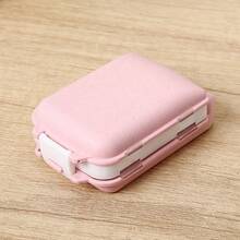 Portable Mini Pill Box, Double Sealed Medicine Tablet Storage Box, Foldable Flip Cover 3-Layer 8-Grid Large Capacity Pill Case, Travel Medication Organizer - Multicolor - View 8