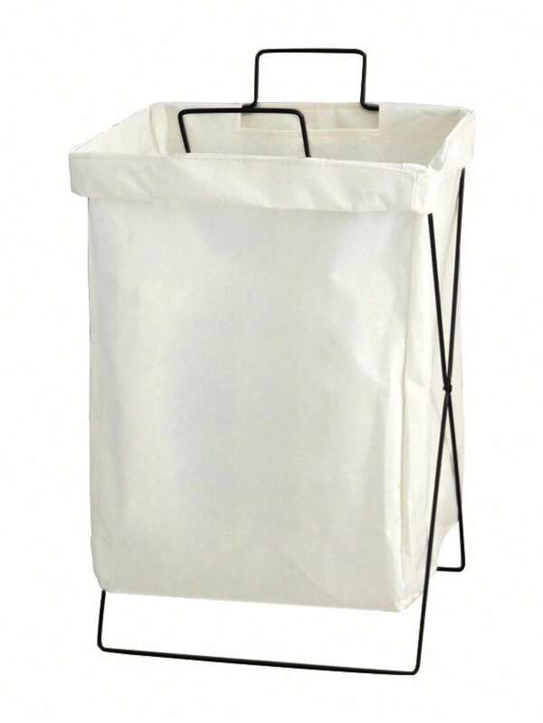 1pc Laundry Hampers Collapsible Laundry Baskets With Iron Stand Laundry Bag Home Organizer For Clothing Toys