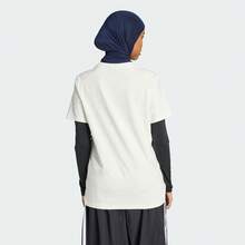 Adidas Damen W C DDL SURF T Kurzarm T-Shirt, Gestrickter Kragen-loser Kurzer TJX5330