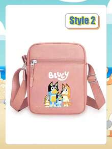 Bluey Túi đeo vai , túi đeo chéo dễ thương, ví nhỏ nhẹ, lý tưởng cho những buổi đi chơi thường ngày và mua sắm! - Nhiều màu - Xem 9