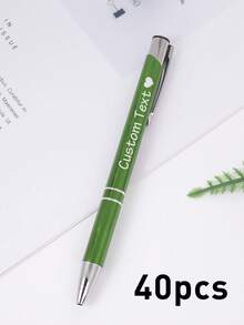 1-320pcs Custom Pens Ballpoint With Name,Back To School Supplies For Kids,Personalized Business Engraver Pens Ballpoint,Customized Gel Pens,Customizable Teacher Pens,Pens Ballpoint Smooth Writing Pens,Modern,Cute,Suitable For Birthday Gifts,Teachers' Day,Wedding,Office,Ideas Gifts For Him/Her,Friends,Workers,Teacher,Coworkers,Bridal,Warm Ambience,Fall Decor