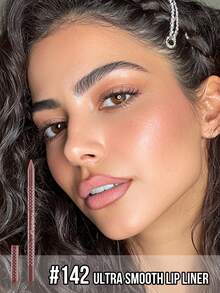 Misslyn MISSLYN - Ultra-Smooth Lip Liner, Long-Lasting Rich Lip Color, Convenient Retractable Design, Sharpenable Gel Lip Liner, Smooth Application, Natural Makeup Effect, High Pigmentation, Not Easy To Fade, Can Be Shaped With A Pencil Sharpener, High Pigmentation Natural Lip Makeup, Long-Lasting Smooth Ultra-Fine Matte Lip Liner, Vegan, Cruelty-Free,