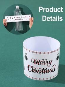 10/24Pcs Merry Christmas Water Bottle Stickers,Christmas Ball Water Bottle Packaging Label Stickers, Waterproof Stickers For Christmas Party Bottle Wrap Gift Stickers,Christmas Party Decor,Bottles Envelopes Gifts Tags Crafts,Christmas Decor,Festive Birthday Party Decoration Supplies,Christmas Gift,Party Favor