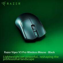 RAZER VIPER V3 PRO Wireless Mouse Lightweight Wireless Gaming Mouse Ergonomic Design 8000Hz Polling Rate Suitable For Grip And Finger Grip Black