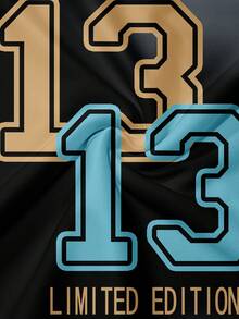 Men's Gradient Letter Print Hoodie And Drawstring Pants Set, Autumn/Winter, Fall Clothes